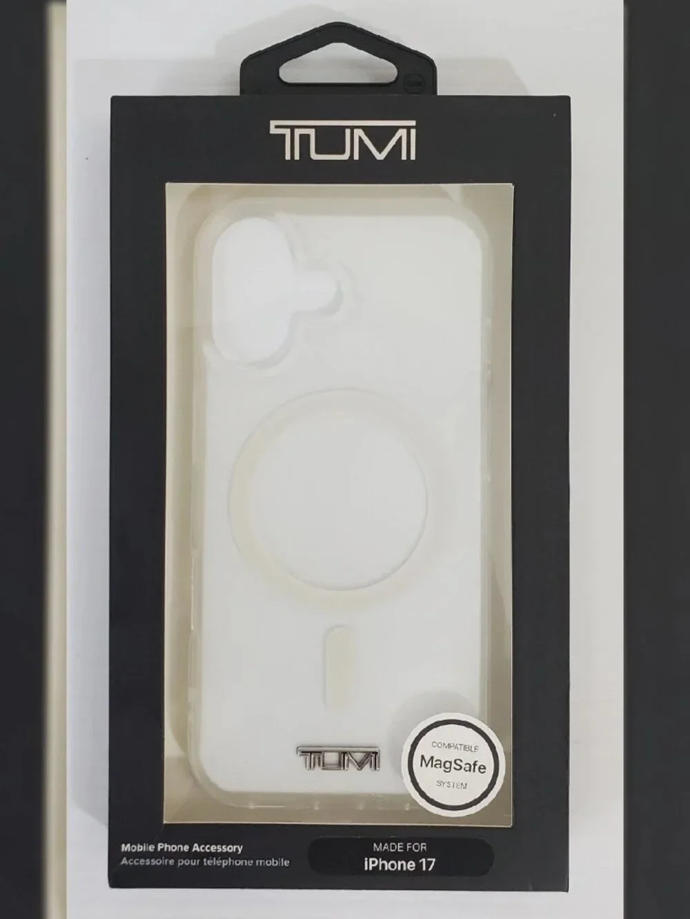 2026 TUMI MADE FOR iPHONE 17 CLEAR CASE COMPATIBLE MAG SAFE SYSTEM